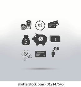 Finance and money icon