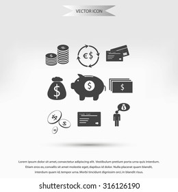 Finance and money icon