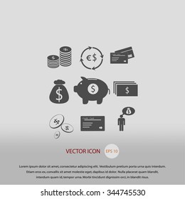 Finance and money icon