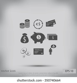 Finance and money icon