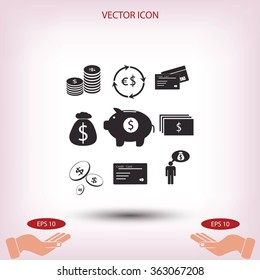 Finance and money icon