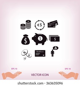 Finance and money icon