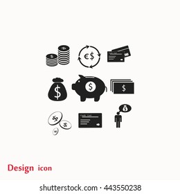Finance and money icon