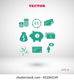 Finance and money icon