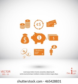 Finance and money icon