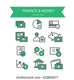 Finance and Money Icon Template 
