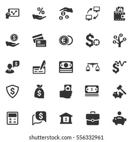 Finance & Money Icons - Gray Series (Set 3)