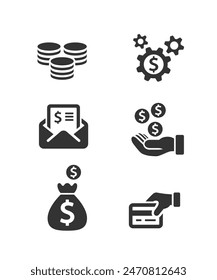 Finance and Money Icons stock illustration Professional, pixel perfect icons