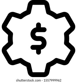 Finance and money setting with dollar sign
