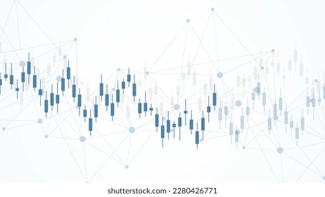 Concepto de base sobre finanzas y tecnología monetaria de la prosperidad empresarial y la gestión de activos. Economía gráfica creativa y crecimiento financiero. Ilustración del vector