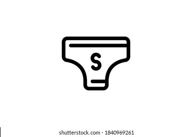 Finance Outline Icon - Prostitution