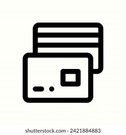 Finanzen, Zahlungskartensymbol, einzelne Ikone auf hellem Hintergrund, perfekt für Website, Blog, Logo, Grafikdesign, soziale Medien, Benutzeroberfläche, mobile App
