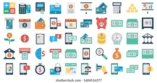 
Finance and Payments Color Vector icons Set every single icon can be easily modified or edited
