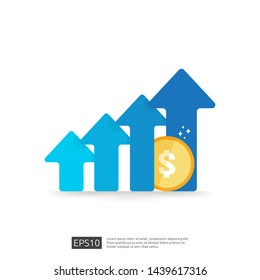 27,510 Increase rate icon Images, Stock Photos & Vectors | Shutterstock