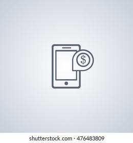 finance phone icon