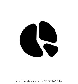 Finance pie icon. Chart sign