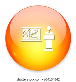 finance presentation icon
