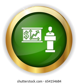 finance presentation icon