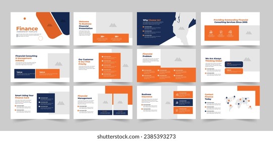 Finance presentation and finance presentation slide template