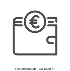 Finance related icon outline and linear vector.