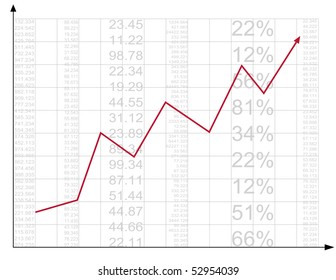 Finance report. Vector.