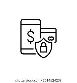Finance Safe icon. Simple finance safe icon for social media, app, and web design. Vector illustration