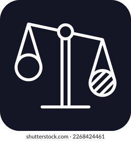 Escala de finanzas Iconos con estilo de contorno relleno de negro