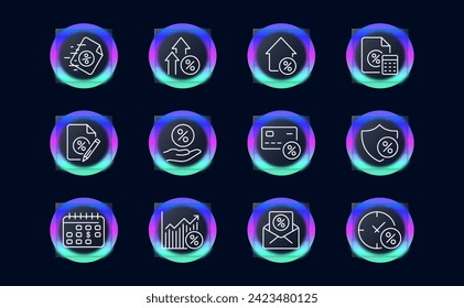 Icono de línea de ajuste de finanzas. Monedas, moneda, dólar, cambiador, depósito, inversión, compra. Estilo de glasmorfismo. Icono de línea de vector para negocios y publicidad