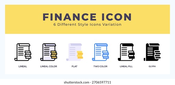 Finanzsatz des Vektorsymbols. Für das Web. und mobile App