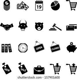 Finance and Shopping Icons