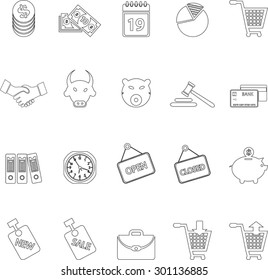 Finance and Shopping Icons