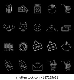 Finance and Shopping Icons 