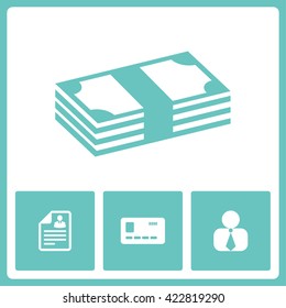 Finance sign. Vector design collection.