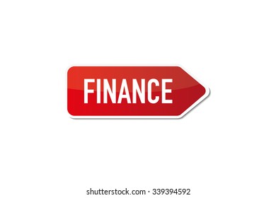 Finance signboard