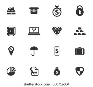 Finance simply symbol for web icons
