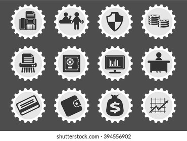 Finance simply symbol for web icons and user interface