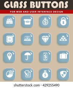 Finance simply symbol for web icons and user interface