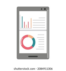finance smartphone app report chart