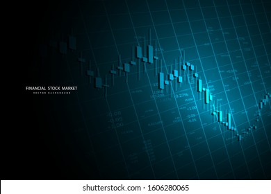 Finance statistics and data Analytics. Stock exchange market, investment, finance and trading. Trading platform. Perfect for web design, banner and presentation. Vector illustration.