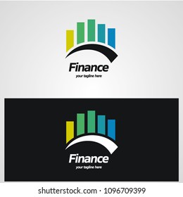 Finance Stats Logo Designs Template
