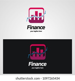 Finance Stats Logo Designs Template