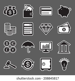 Finance sticker icon
