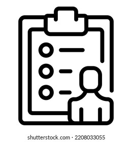 vector de contorno de icono de estrategia de finanzas. Inicio de Idea. Servicio creativo