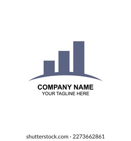 
Ilustración vectorial del símbolo de finanzas y el logotipo