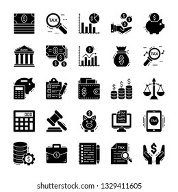 Finance And Tax Icons