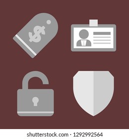 Finance theme. Vector icon set.