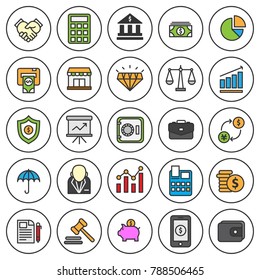 finance thin line icon