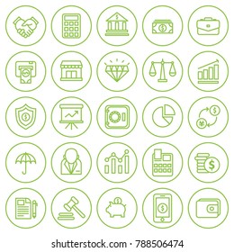 finance thin line icon