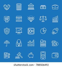 finance thin line icon