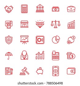 finance thin line icon